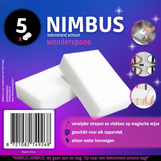 Éponge miracle Nimbus 5 pièces | 10 pièces
