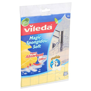 Vileda spongidou magic spongekker 3 pièces