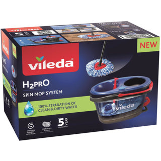 Boîte de vadrouille rotative Vileda h2pro