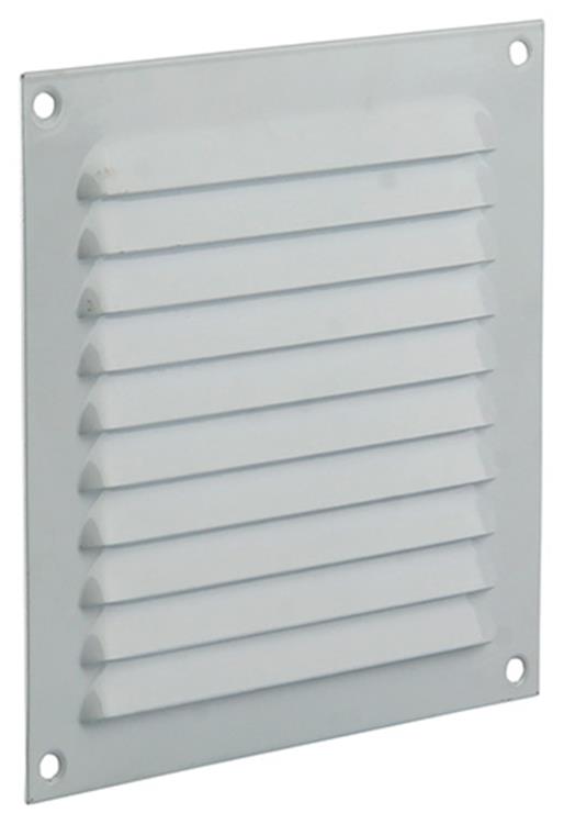 Renson 1015063 - grille à ailettes plate aluminium blanc 150x150mm | 10 pièces