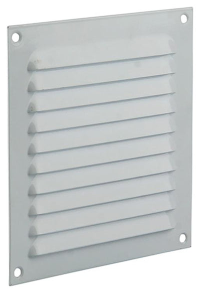 Renson 1015063 - grille à ailettes plate aluminium blanc 150x150mm | 10 pièces