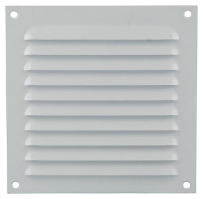 Renson 1015063 - grille à ailettes plate aluminium blanc 150x150mm | 10 pièces