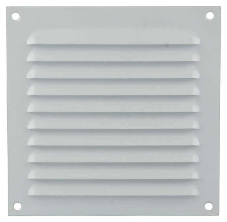 Renson 1015063 - grille à ailettes plate aluminium blanc 150x150mm | 10 pièces