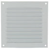 Renson 1015063 - grille à ailettes plate aluminium blanc 150x150mm | 10 pièces