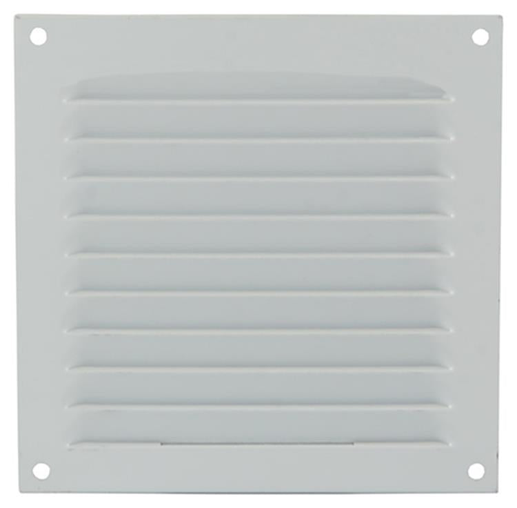 Renson 1015063 - grille à ailettes plate aluminium blanc 150x150mm | 10 pièces