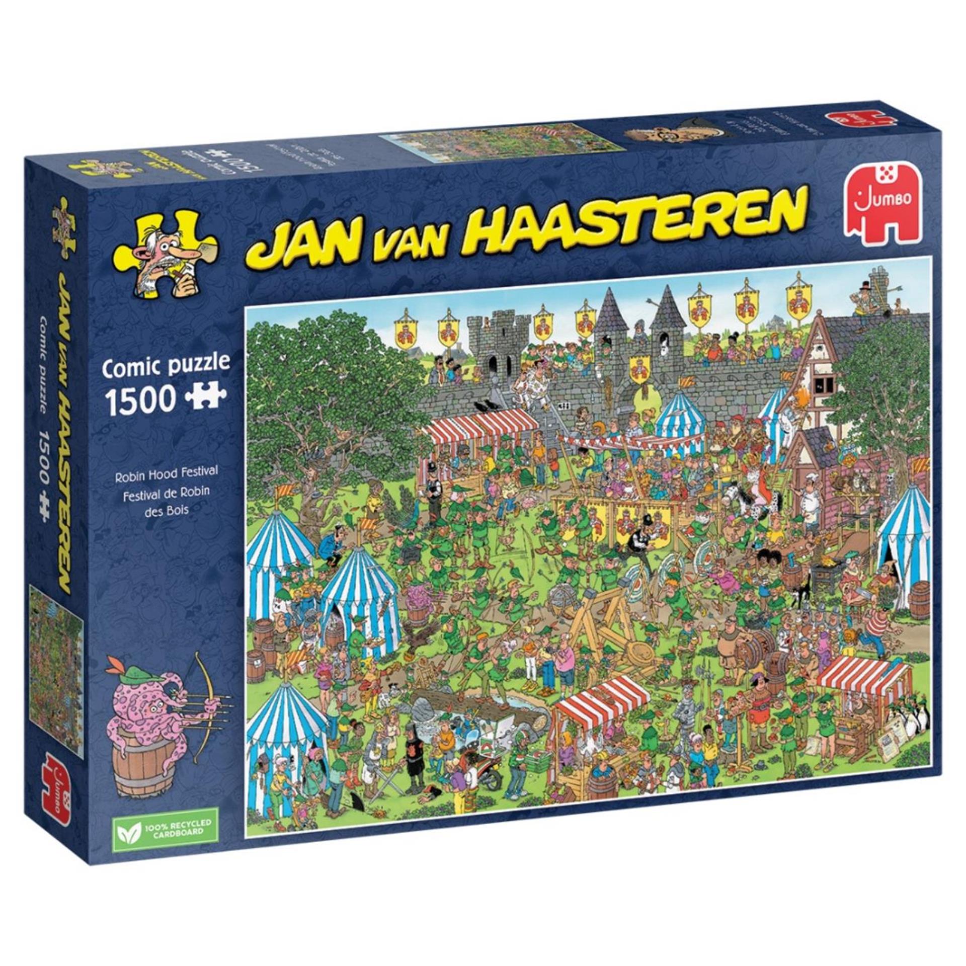 Puzzle Jumbo Jan van Haasteren - Festival Robin des Bois, 1500 pcs.