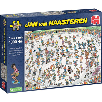 Jan van Haasteren Puzzle Puzzle Skateboard dans le bol, 1000st.