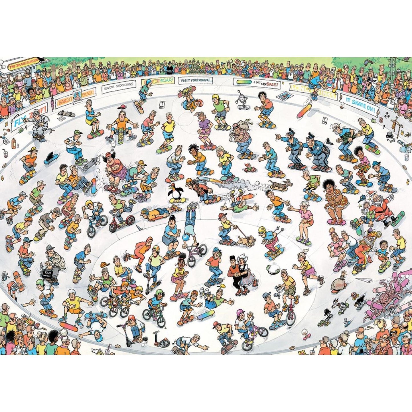 Jan van Haasteren Puzzle Puzzle Skateboard dans le bol, 1000st.