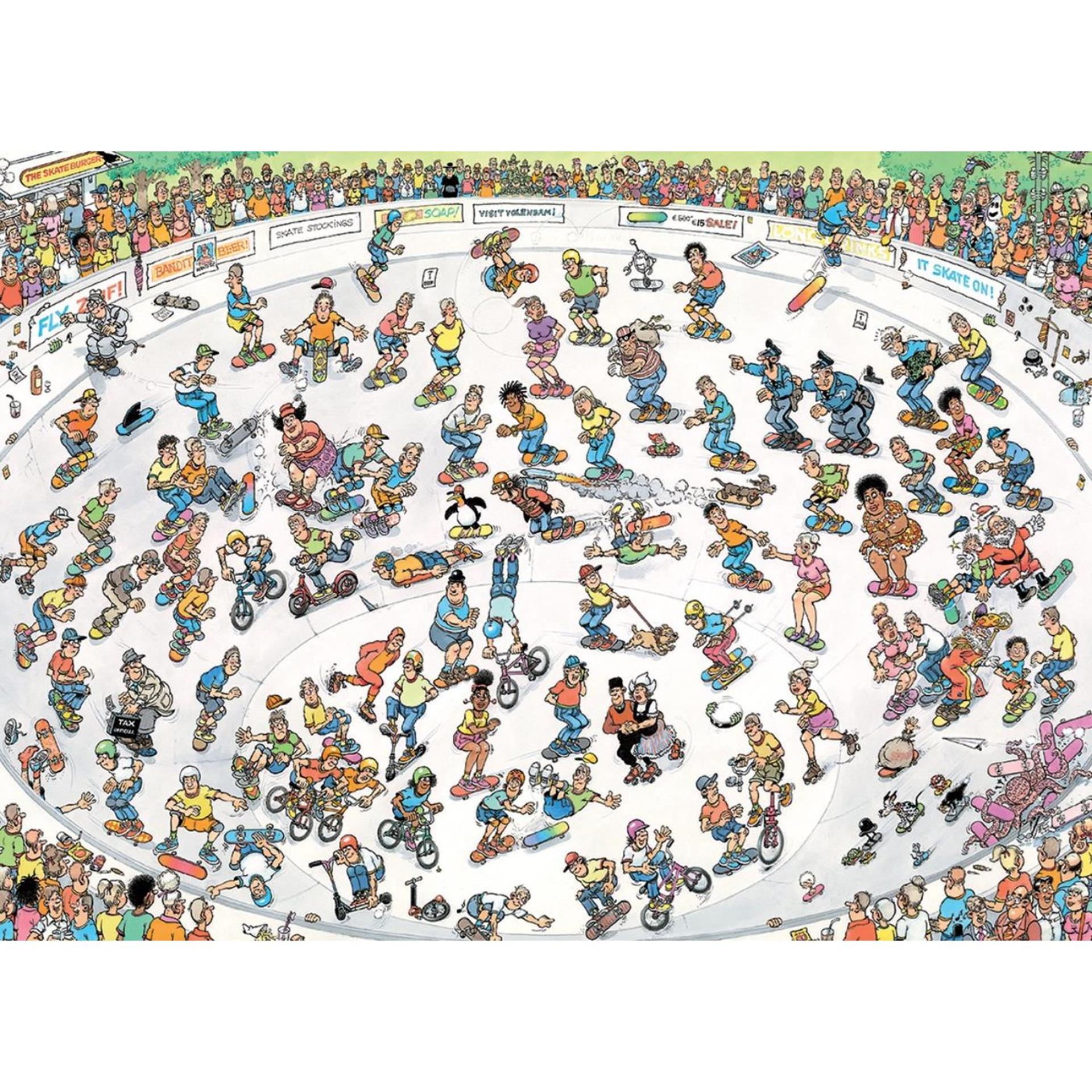 Jan van Haasteren Puzzle Puzzle Skateboard dans le bol, 1000st.