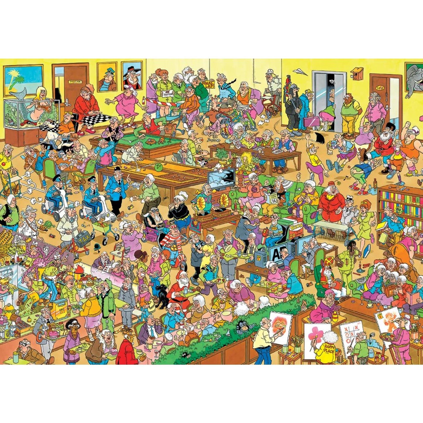 Jan van Haasteren puzzle la maison de retraite, 1000pcs.
