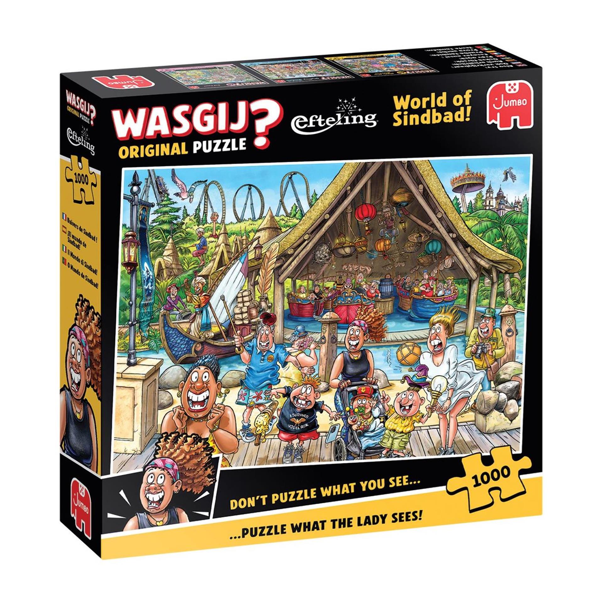 Wasgij Puzzle original Efteling - Monde de Sindband! 1000 pièces