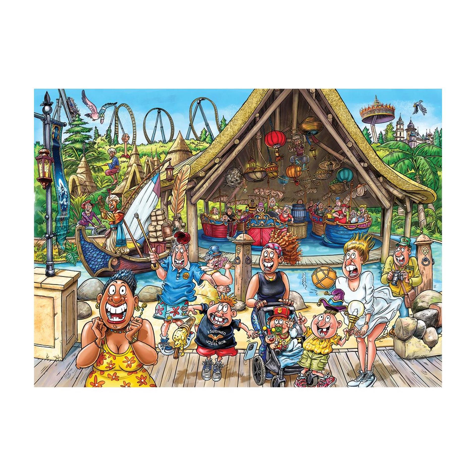 Wasgij Puzzle original Efteling - Monde de Sindband! 1000 pièces