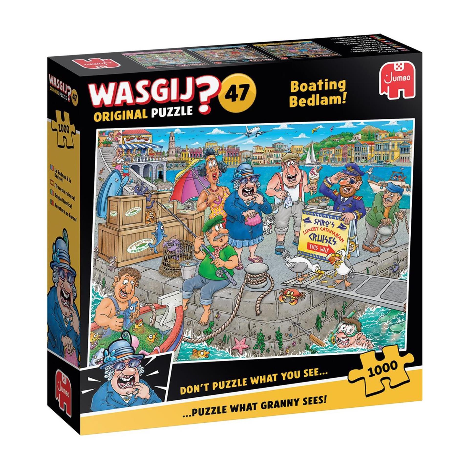 Wasgij Original 47- dans le bateau! 1000 pièces