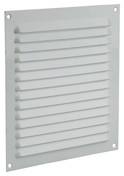Renson 1015069 - grille à ailettes plate aluminium blanc 200x200mm | 10 pièces