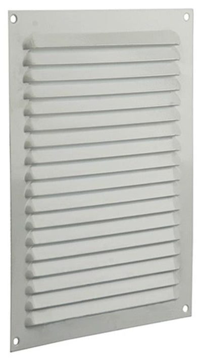 Renson 1015072 - grille à ailettes plate aluminium blanc 200x250mm | 10 pièces