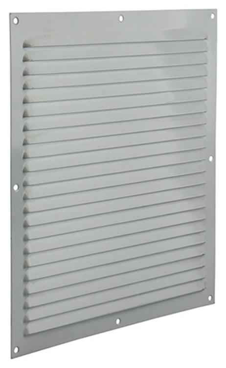 Renson 1015075 - grille à ailettes plate aluminium blanc 300x300mm | 10 pièces