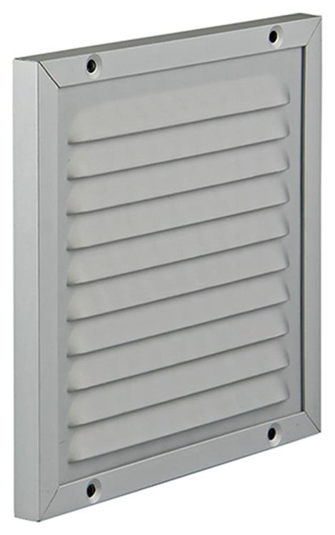 Renson 1006341 - grille à hélices + cadre + moustiquaire. construction 437 f1 150x150mm | 2 pièces