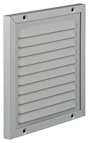 Renson 1006341 - grille à hélices + cadre + moustiquaire. construction 437 f1 150x150mm | 2 pièces - afbeelding 1