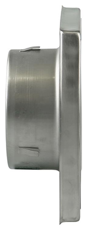 Renson 1006273 - grille de hotte aspirante à encastrer en acier inoxydable 633 ø125 | 2 pièces