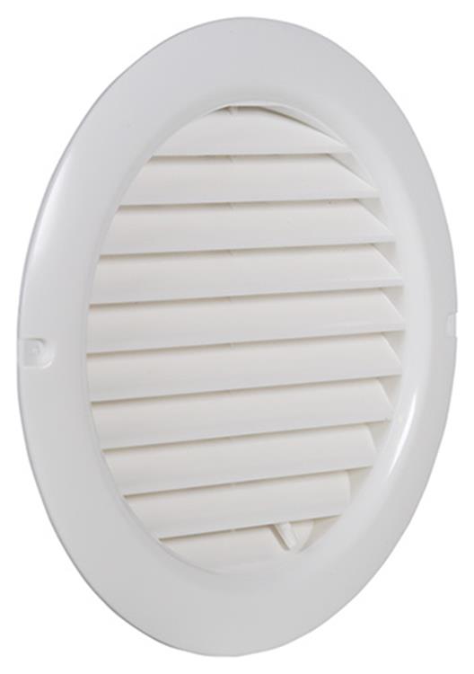 Renson 1006743 - grille ronde PVC735 blanc 100-150mm | 1 pièce