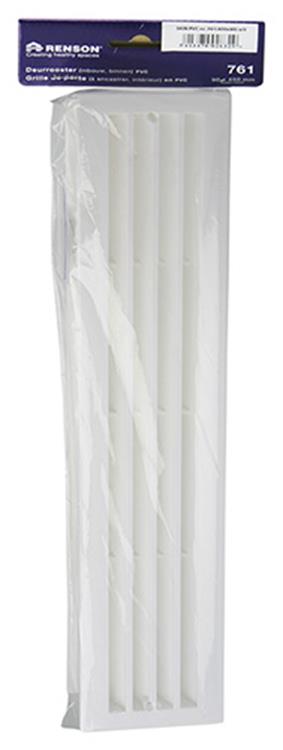Renson 1006387 - grille de porte 761 pvc ral 9010 450x90mm | 2 pièces