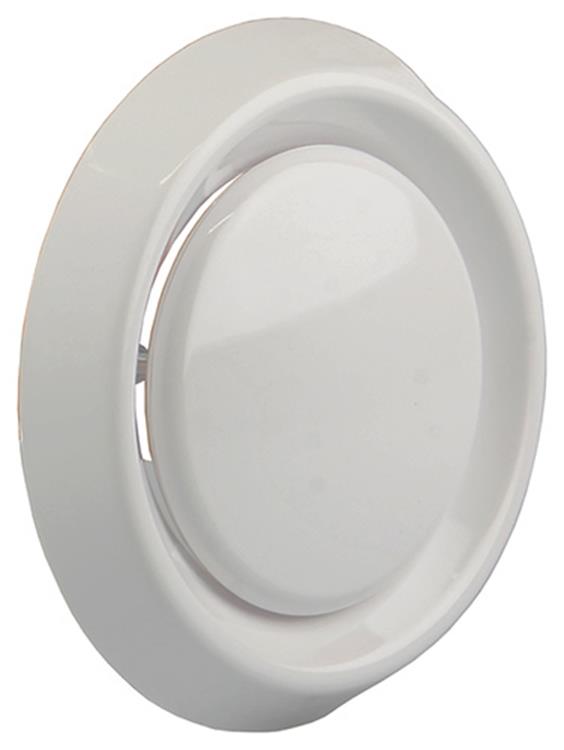 Renson 1006380 - vanne d'extraction à encastrer 736 dia PVC ø125 | 2 pièces