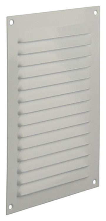 Renson 1006303 - grille à ailettes plate aluminium ral 9010 150x200mm | 10 pièces