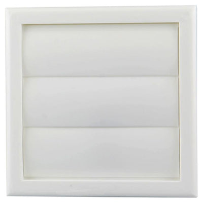 Renson 1006372 - grille de hotte aspirante en saillie 733 PVC RAL 9010 154x154mm | 2 pièces