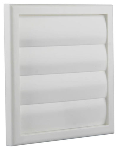 Renson 1006374 - grille de hotte aspirante en saillie 733 PVC RAL 9010 187x187mm | 2 pièces