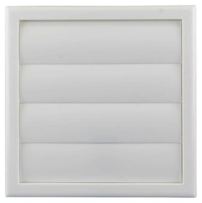 Renson 1006374 - grille de hotte aspirante en saillie 733 PVC RAL 9010 187x187mm | 2 pièces