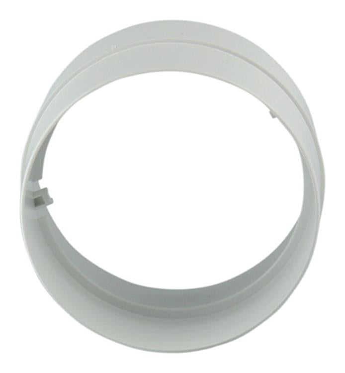 Renson 1006395 - Pièce de raccordement PVC 7006 blanc ø 100 | 4 pièces