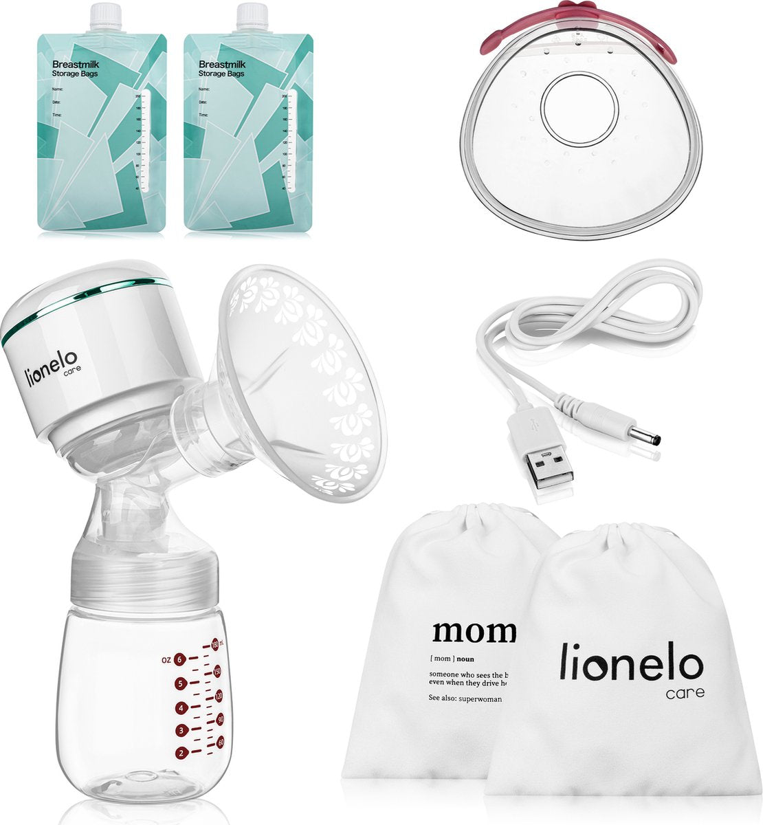 Lionelo fidi plus - tire-lait - batterie haute capacité jusqu'à 150 minutes - minuterie - pause pratique