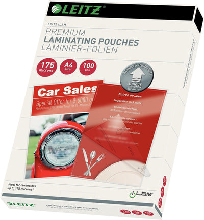 Pochettes de plastification Udt leitz ilam a4 100 pièces