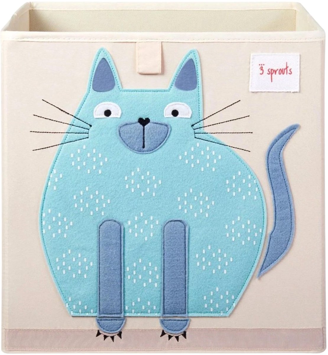 Boite de rangement 3 pousses - chat