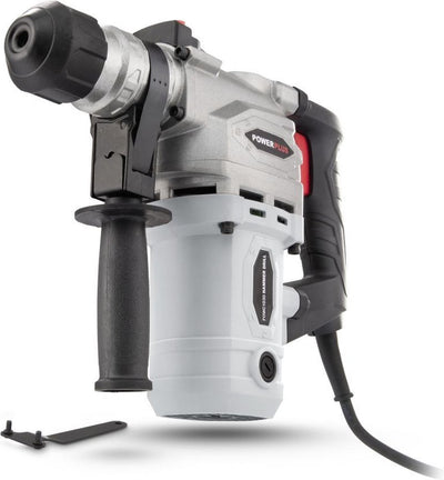 Powerplus electric impact drill POWC1030 - 3 in 1: drilling, hammer drilling and chiseling, 900 W drill, 3.5 y, SDS-plus