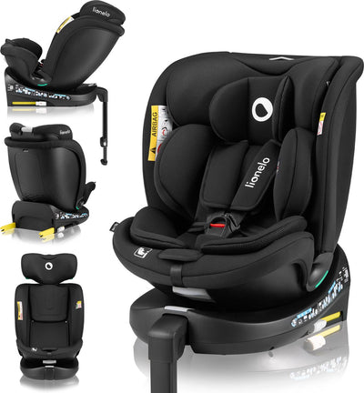 Siège auto Lionelo marine i-size 40-150 cm – rotatif à 360° – easyturn – jambe de stabilisation isofix – recul jusqu'à 105 cm – dossier réglable – ventilation dri-seat – homologué R129 – groupe 0 1 2 3 – confort sécurité