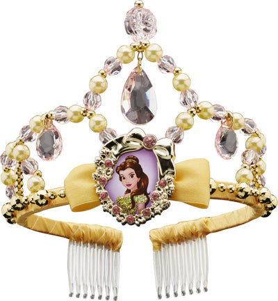 Déguisement princesse disney - la belle la bête, diadème belle classique, taille unique enfant, fille