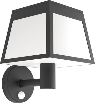 Applique d'extérieur solaire Eglo Altilia - énergie solaire - LED - 20 cm - noir et blanc