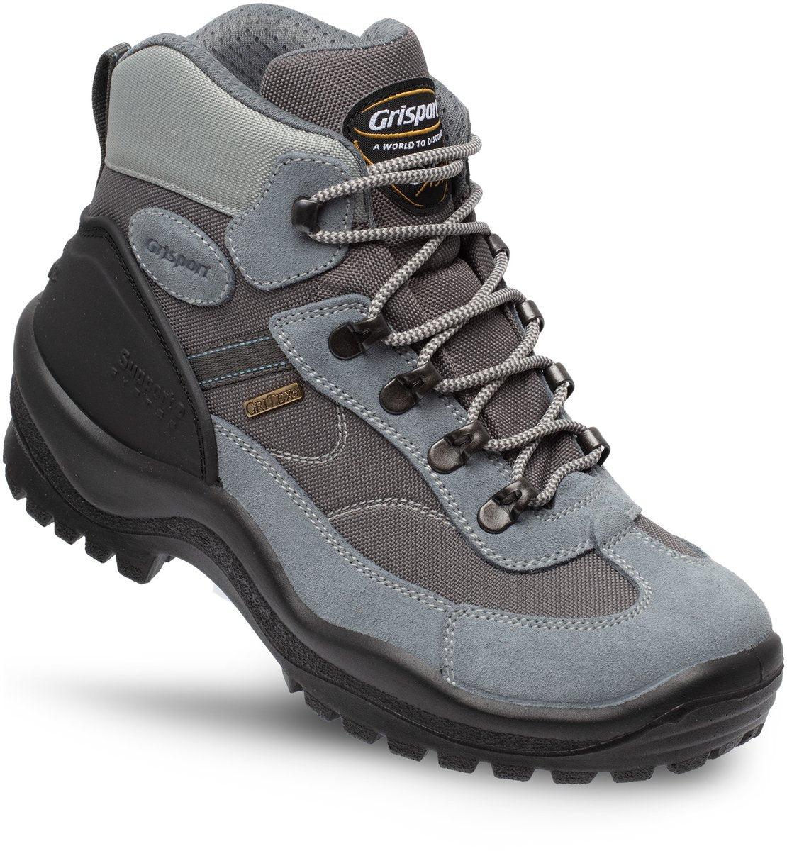Chaussures de randonnée femme Grisport torino mid - bleu clair