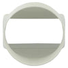 Renson 1006410 - Pièce de raccordement PVC ronde droite. 7021 blanc ø 100 | 2 pièces