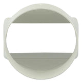 Renson 1006410 - Pièce de raccordement PVC ronde droite. 7021 blanc ø 100 | 2 pièces - afbeelding 3