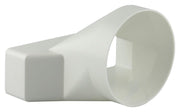 Renson 1006411 - Pièce de raccordement PVC ronde droite. 7021 blanc ø 125mm | 2 pièces - afbeelding 4