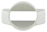Renson 1006411 - Pièce de raccordement PVC ronde droite. 7021 blanc ø 125mm | 2 pièces - afbeelding 6