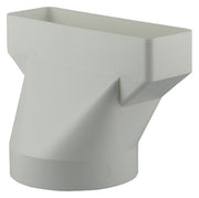 Renson 1006411 - Pièce de raccordement PVC ronde droite. 7021 blanc ø 125mm | 2 pièces - afbeelding 7