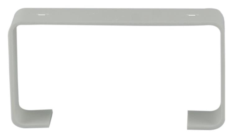 Renson 1006412 - lot de 2 supports de montage pvc 7023 blanc 110x55mm | 5 pièces