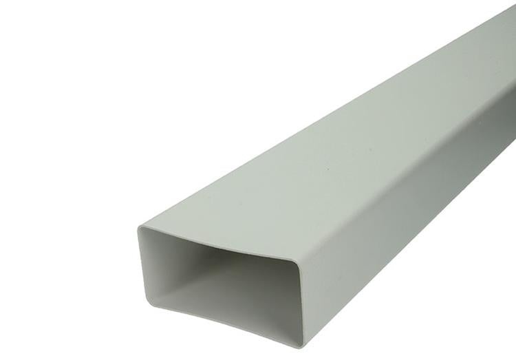 Renson 1006424 - Pièce de tuyau PVC 1m 7028 blanc 110x55mm | 4 pièces