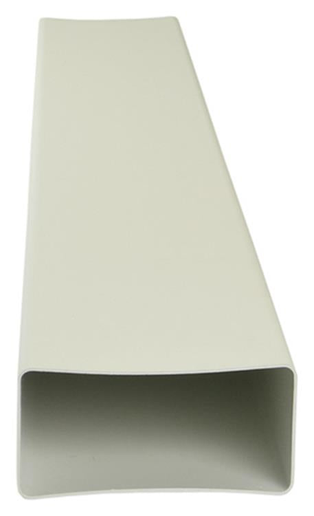 Renson 1006424 - Pièce de tuyau PVC 1m 7028 blanc 110x55mm | 4 pièces