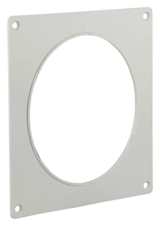Renson 1006426 - lot de 2 plaques de recouvrement pvc 7031 blanc ø 100 | 5 pièces