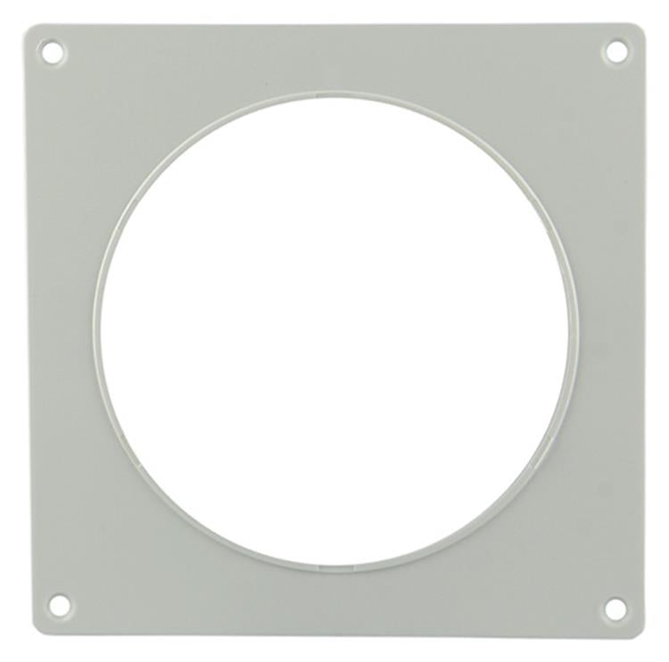 Renson 1006426 - lot de 2 plaques de recouvrement pvc 7031 blanc ø 100 | 5 pièces