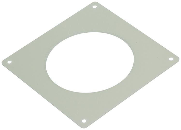 Renson 1006426 - lot de 2 plaques de recouvrement pvc 7031 blanc ø 100 | 5 pièces
